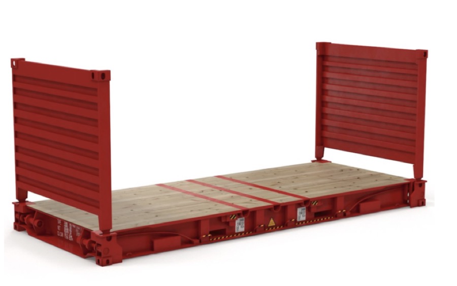 フラットラックコンテナ